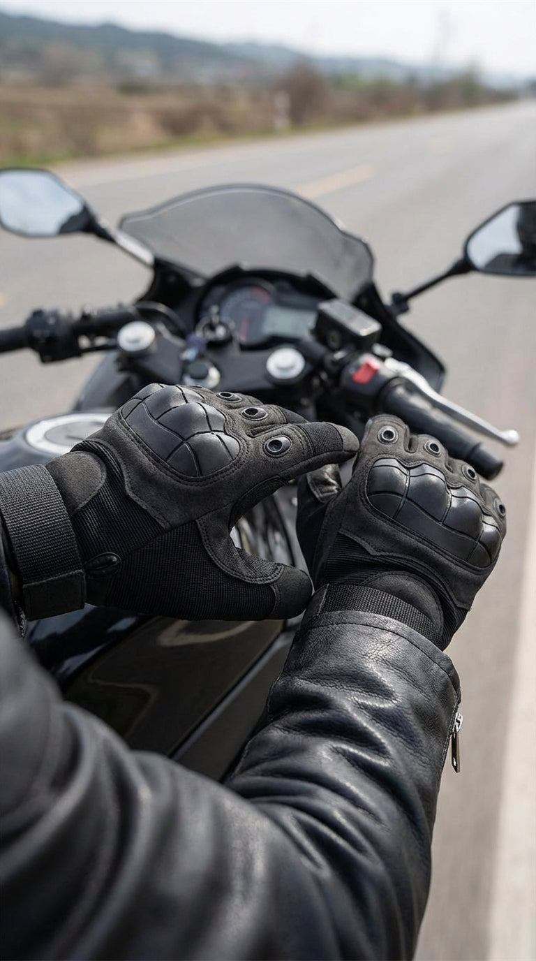 Iron Hand Gloves Beige